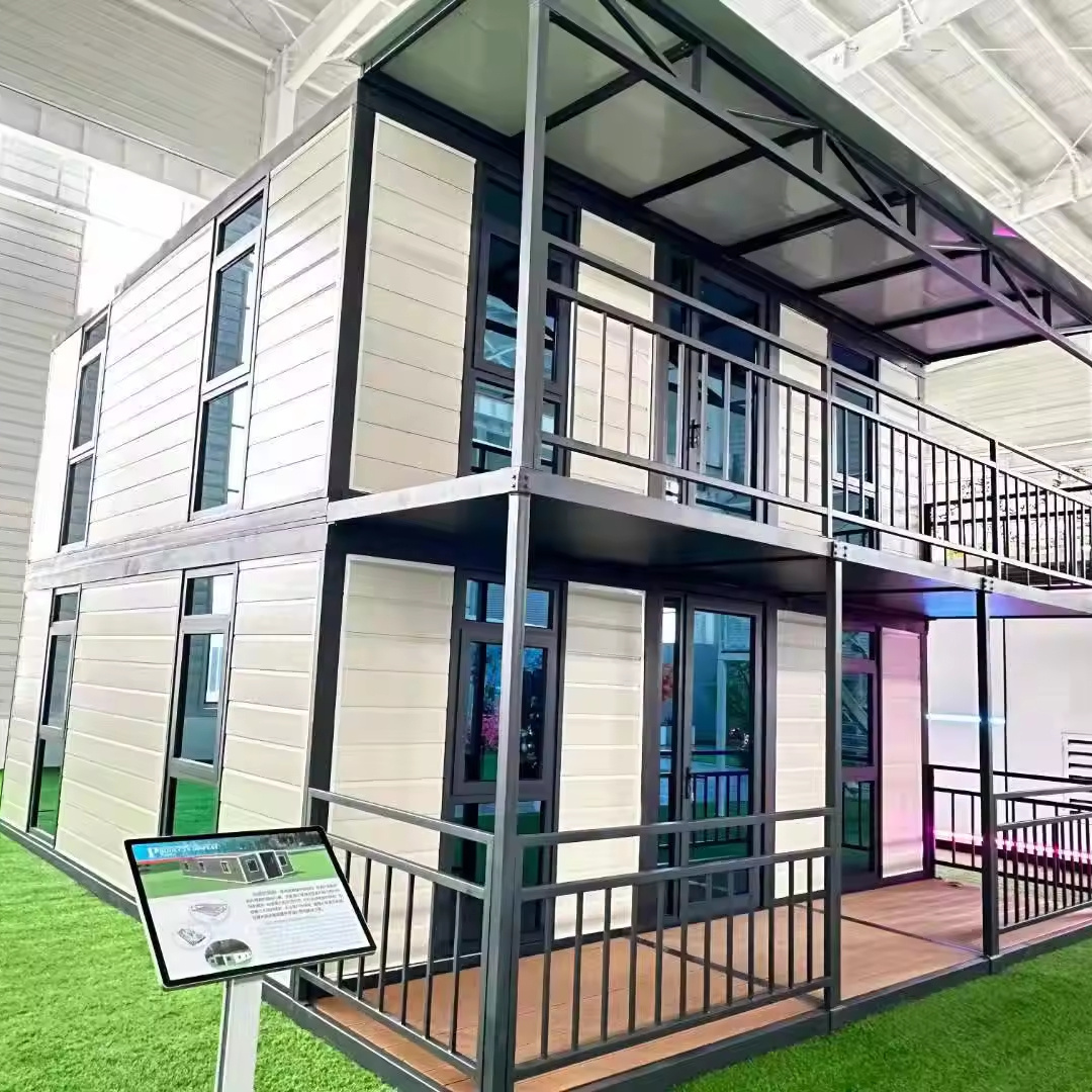 Safe Easy To Transport Three-in-one Mobile Home, Second-story Windproof Expandable Container House