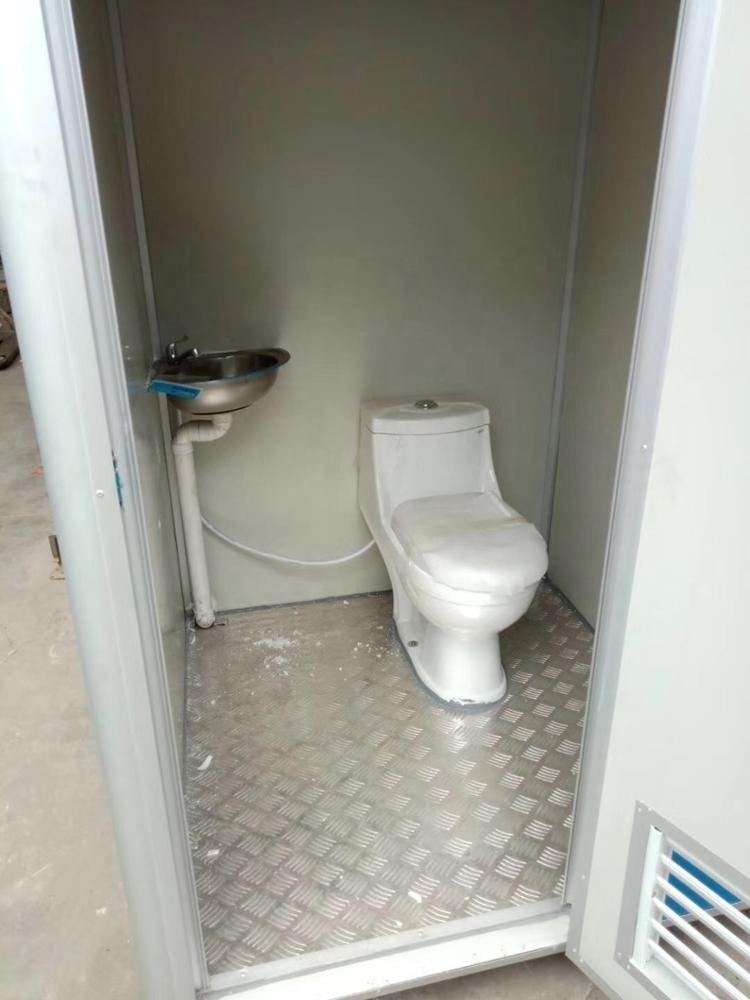 OEM Supply Prefab Flat Pack Faster Build Portable Mobile Public Toilet With Basin And Shower Portable Toilet