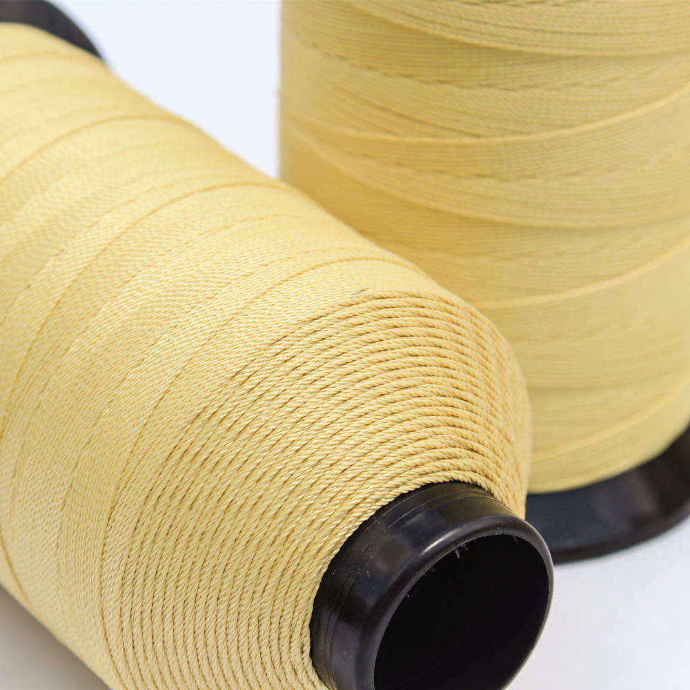 1414 para aramid thread cut resistant retardant para-aramid Filament thread fire resistant Filament para aramid sewing thread