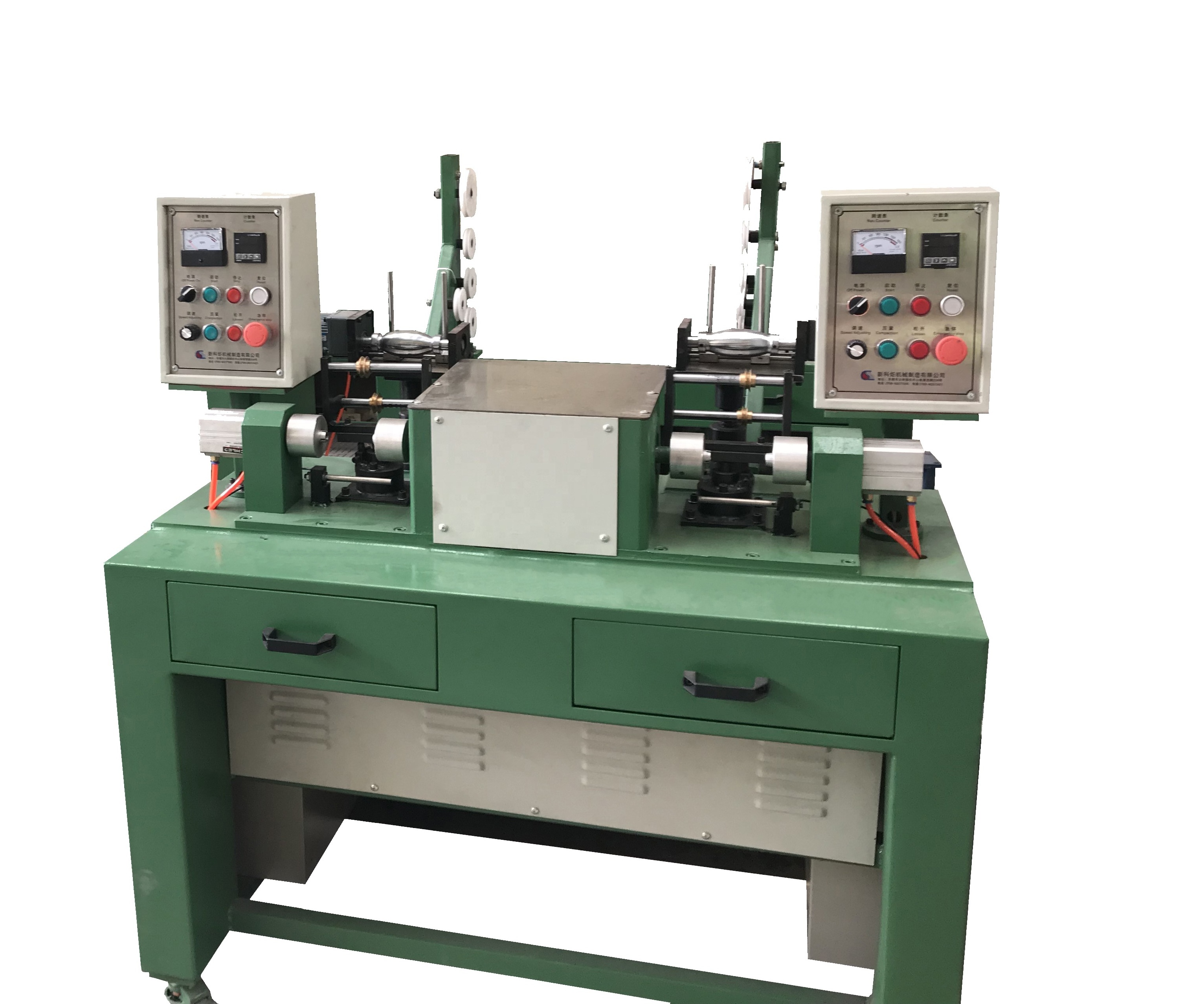 double spooler wire winding machine