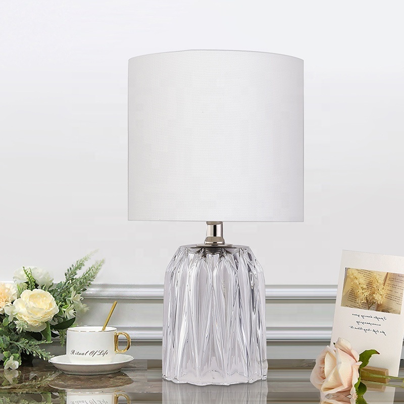 Nordic table lamp with glass lamp body restaurant table lamp indoor light room decoration lights