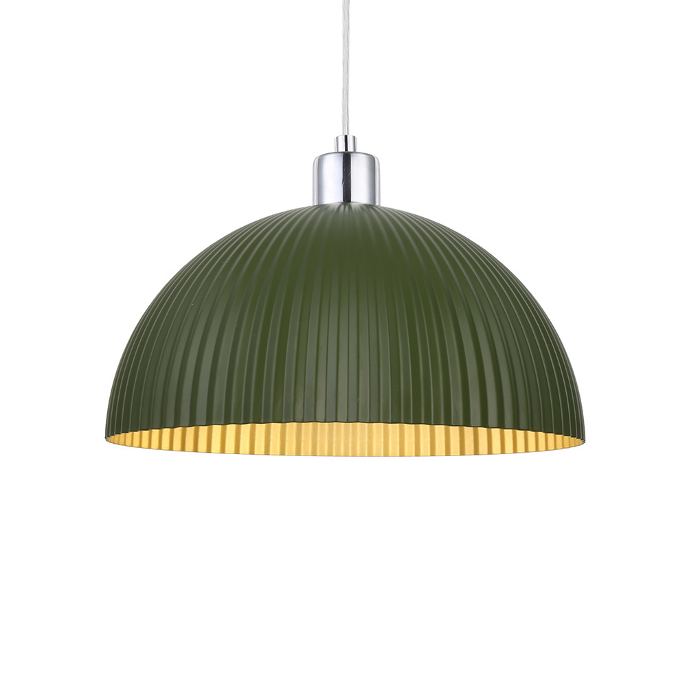 Industrial Cone green metal lampshade industrial style iron pendant light for restaurant ceiling pendant lamp