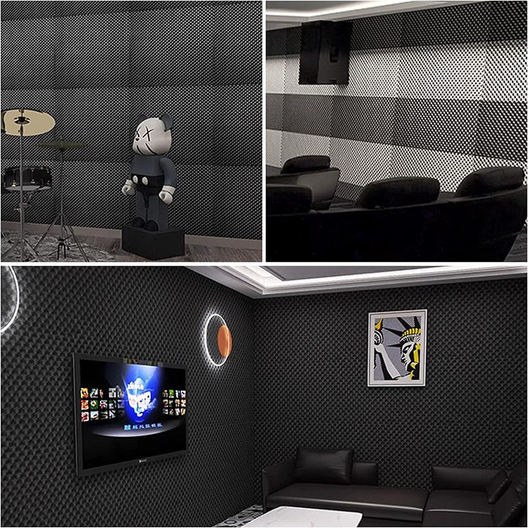 Wall Anti-shock And Sound Absorbing Sound Proof Wood Wool Fiber Acoustic Panels For Tunnel