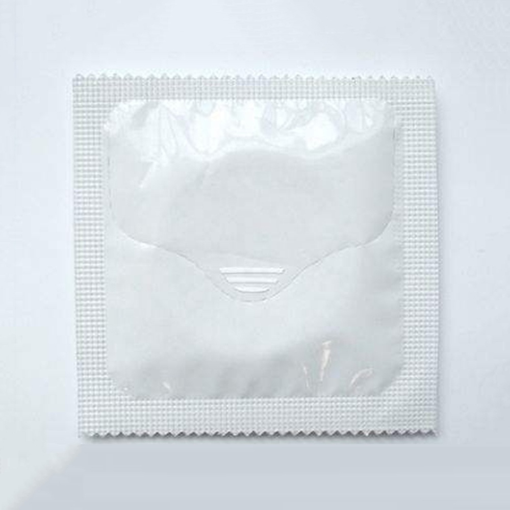 Aluminum foil condom plastic packaging