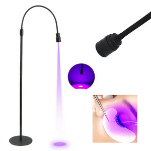 UV lash lamp for eyelash extension LED UV extension LED lamp with foot pedal uv led lamp for lash extensions and glue