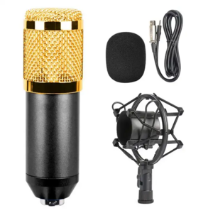 2024 New V8 Sound Card with BM800 Microphone for Audio Condenser Mic Studio Singing bm800 condenser microphone