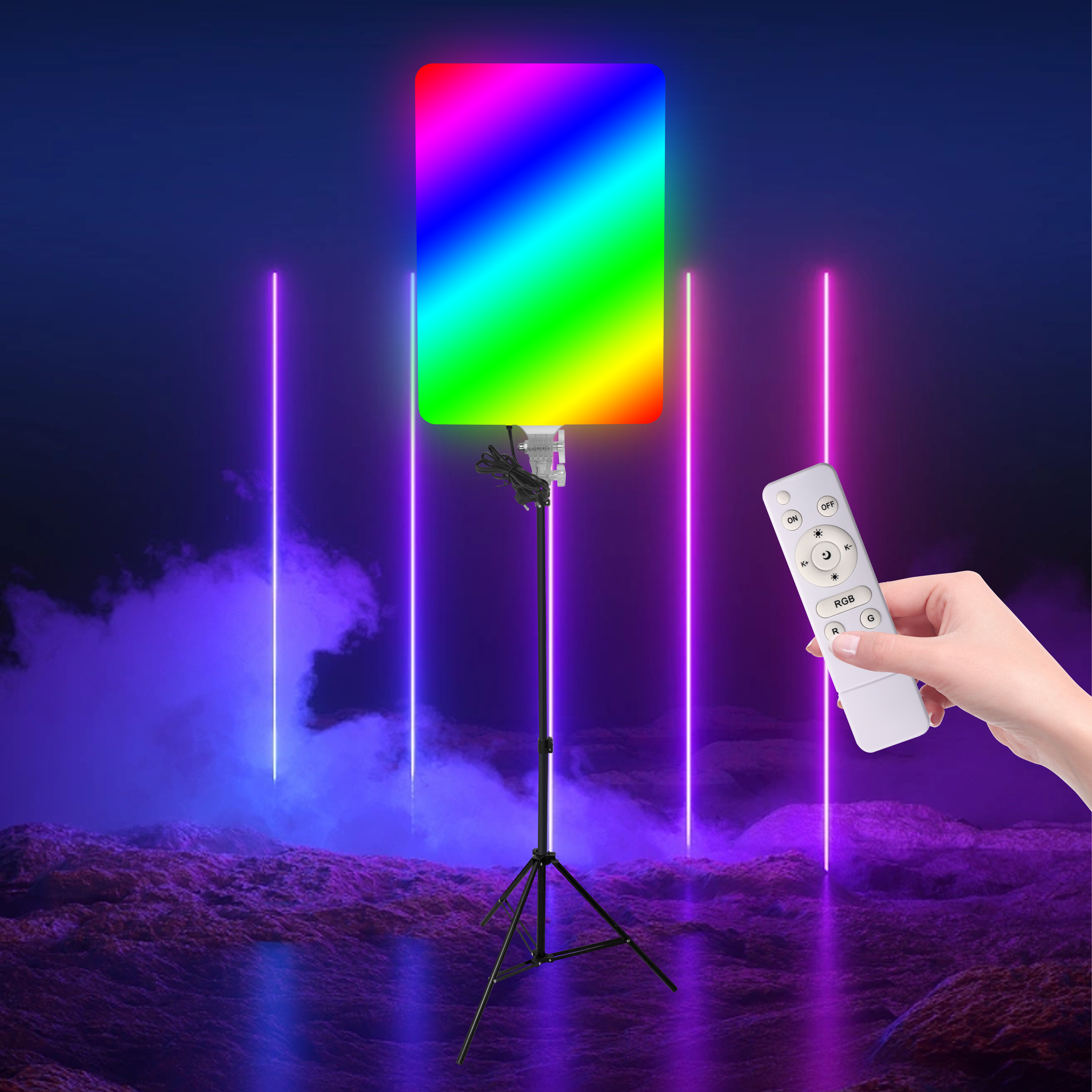 Universal RGB Fill Lamp LED Video Lights With Professional Remote Control for Studio Live light for Photography camera lights