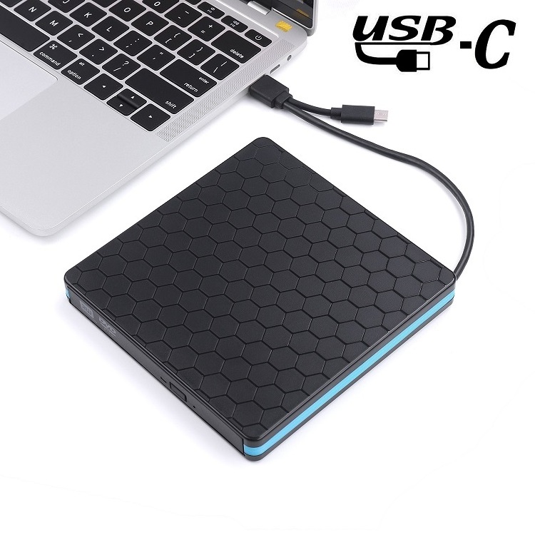 USB 3.0 External CD Drive Portable CD/Dvd +/-Rw Drive Slim DVD Rom Rewriter Burner For Laptop Desktop PC Optical Drive