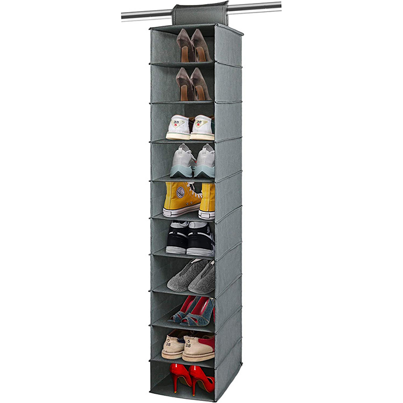 Hanging Closet Organizers and Clothes Storage Bags Collapsible Shelves for RV Wardrobe Camp Hanging Organizer for Shoes Toys