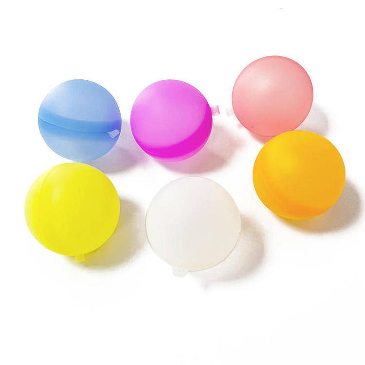 Summer Outdoor Toy Quick Easy Fill Self Sealing Refillable Water Ball Bomb Reusable Silicone Water Balloons