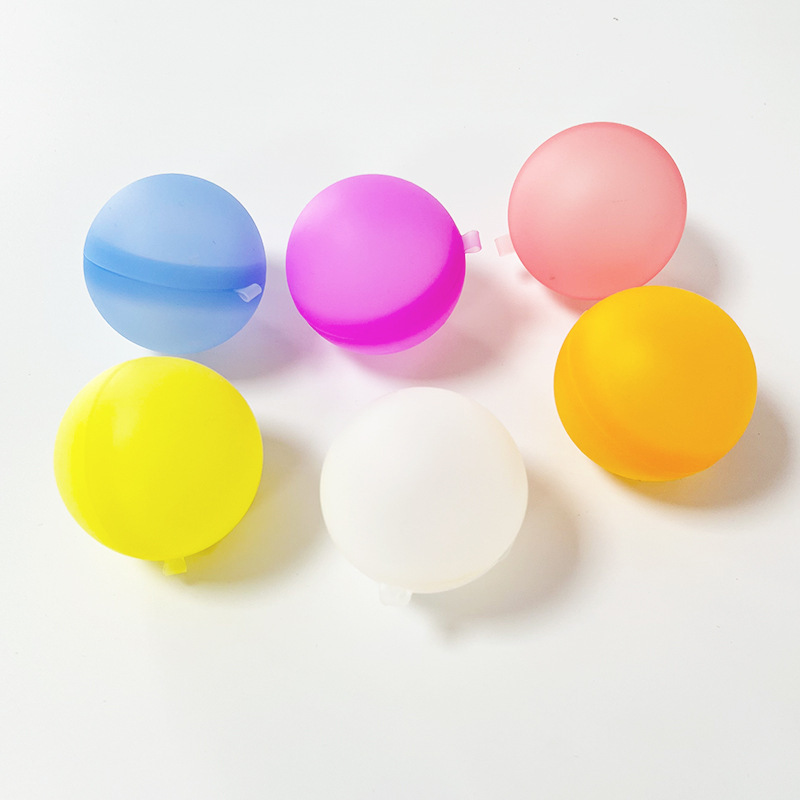 Summer Outdoor Toy Quick Easy Fill Self Sealing Refillable Water Ball Bomb Reusable Silicone Water Balloons