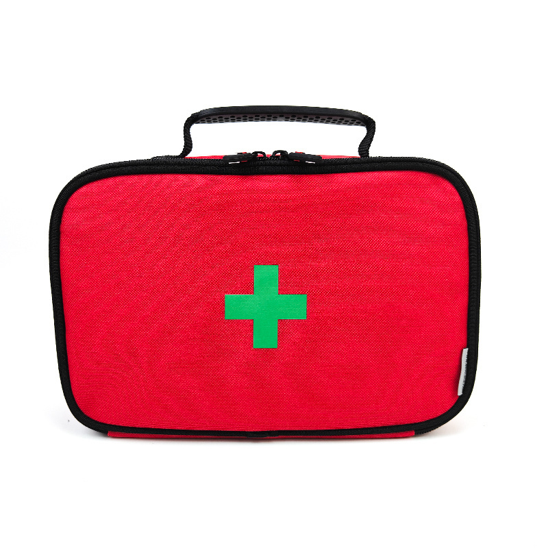 First Aid Bag Empty Medical Supplies Organizer Bag Portable Trauma Kit for Home Office Traveling Hiking Camping Backpacking