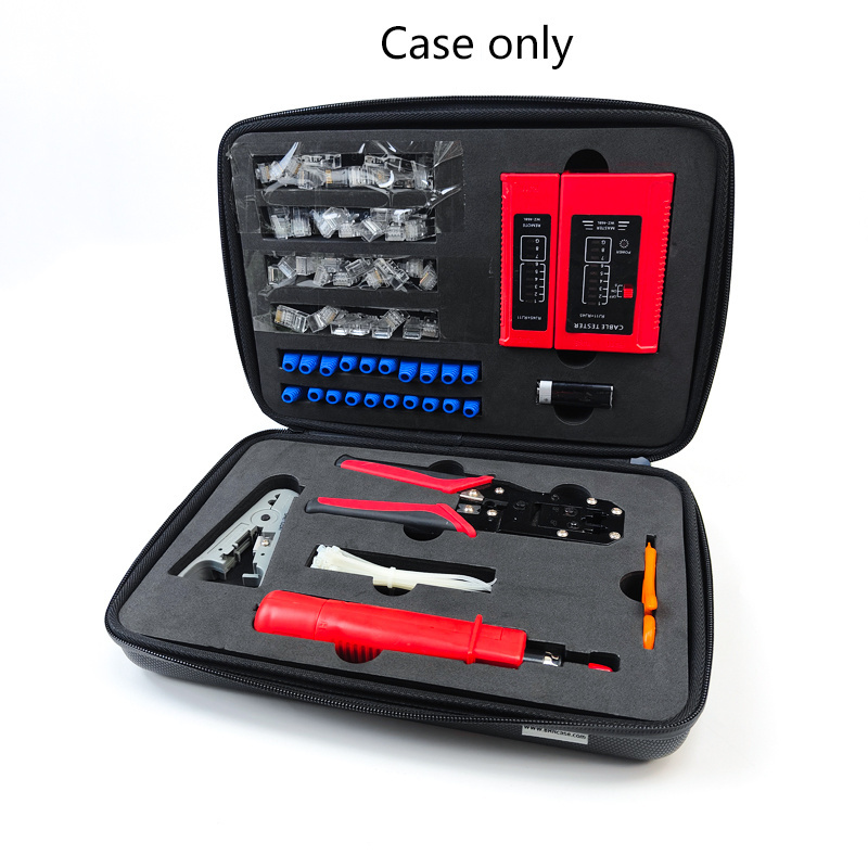 Fireproof Carrying EVA Tool Case Portable Black Eva Hard Carry Tool Box Large Capacity EVA Hardware Tool Case with CNC Foam Tray