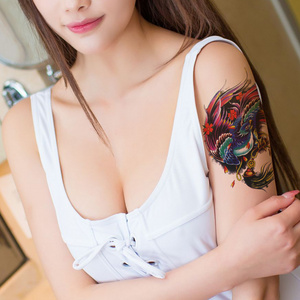 Arm sleeves large design sexy flower temporary custom long lasting tattoo sticker