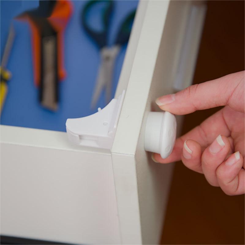 Hot Sale Baby Magnetic Lock Adhesive Child Proof Latches Easy Installation Safety Drawer Locks