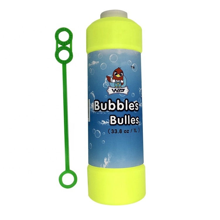 colorful soap bubble water for fun bubble toy pipes bath 33.8 oz /1 L  children's bubble water refill