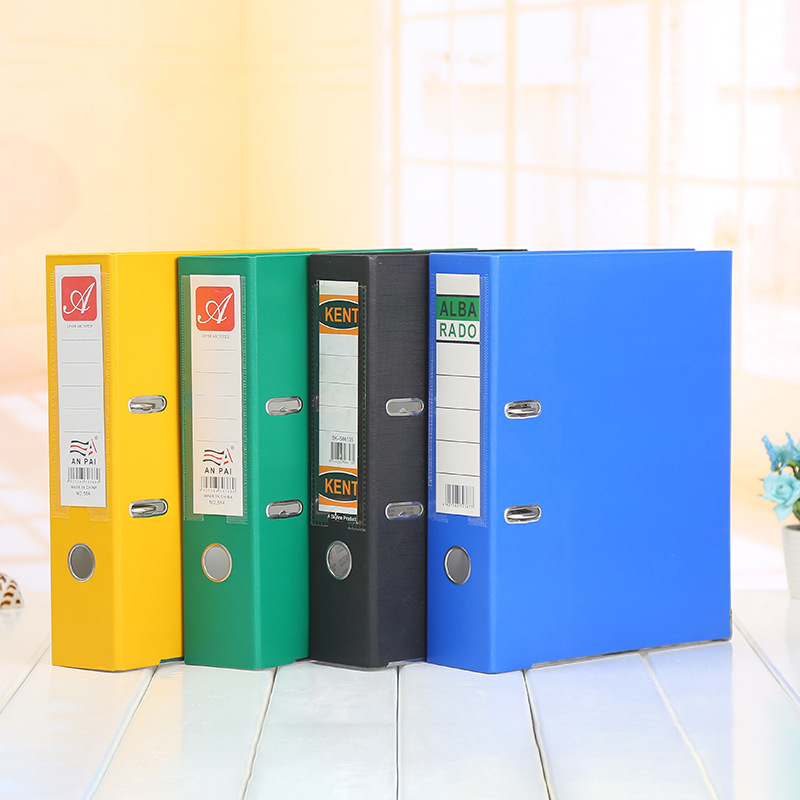 Wholesale Office A4/FC Hard Cover Plastic Two Ring Lever Arch File Binder Rings Paperboard Lever Arch File 2 Ring Binder Folder