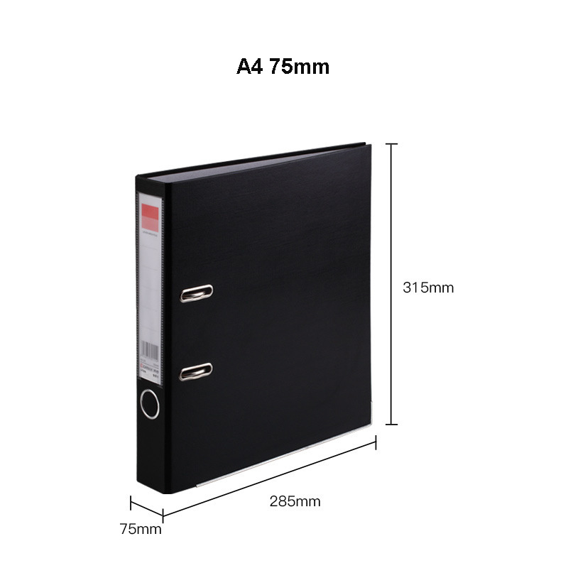 Wholesale Office A4/FC Hard Cover Plastic Two Ring Lever Arch File Binder Rings Paperboard Lever Arch File 2 Ring Binder Folder