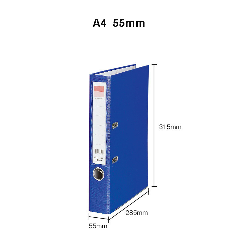 Wholesale Office A4/FC Hard Cover Plastic Two Ring Lever Arch File Binder Rings Paperboard Lever Arch File 2 Ring Binder Folder