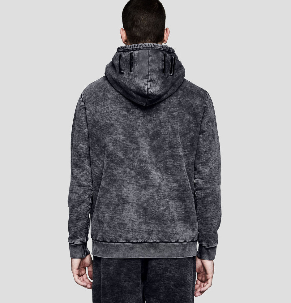 Custom Streetwear 460 GSM Oversized 100% Cotton Heavyweight Plush Fleece Enzyme Dye Wash Sun Faded Pullover Hoodies For Men