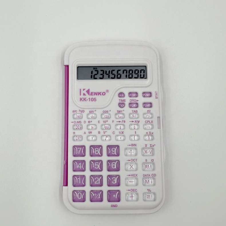 DEXIN 82MS School Examination 12 Digits 240 Functions Student Calculator Electronic Advanced Mathematics Scientific Calculator