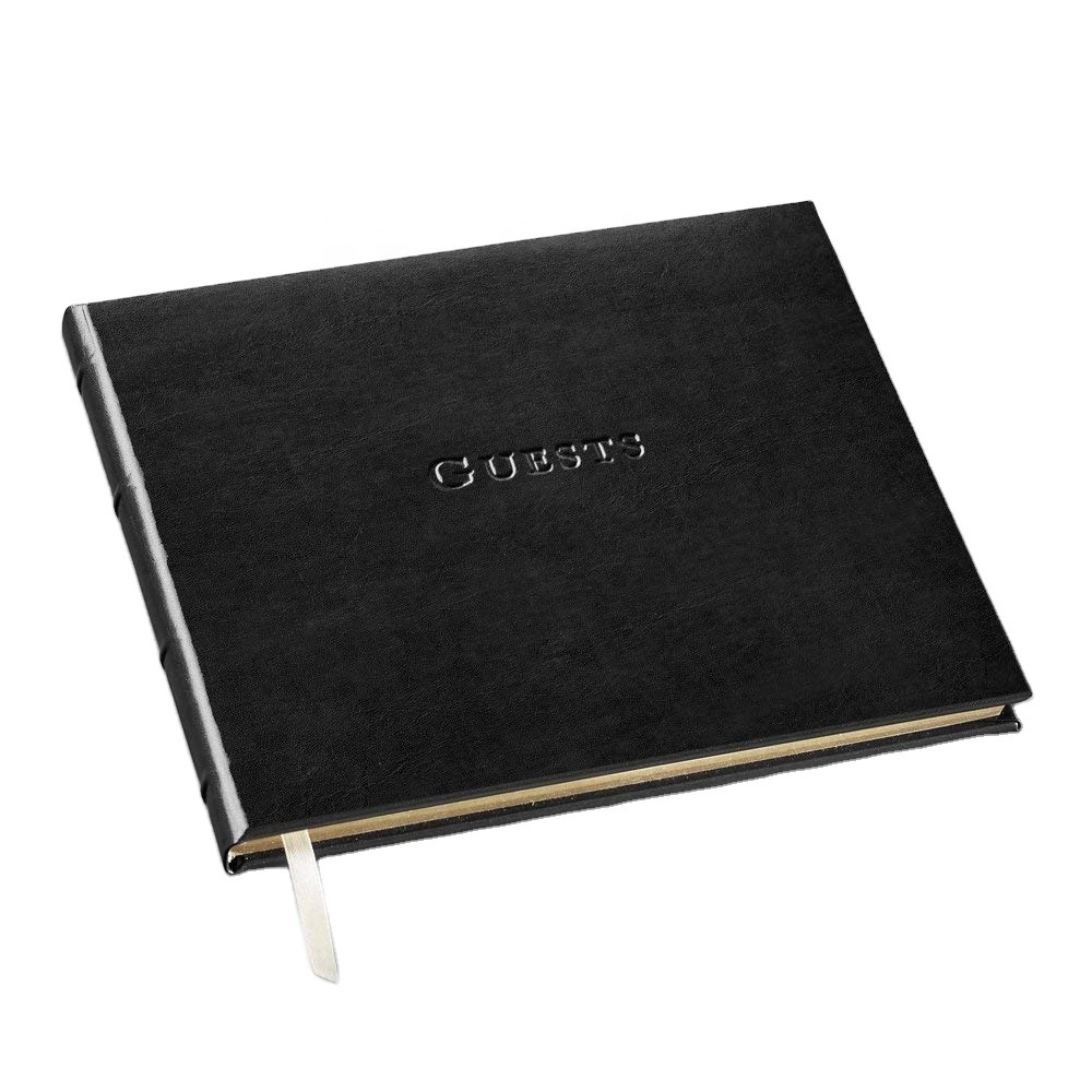 Velvet Wedding Printing Hardcover Wedding Guest Book Funeral Guest Book Custom Logo Guest Book For Reception