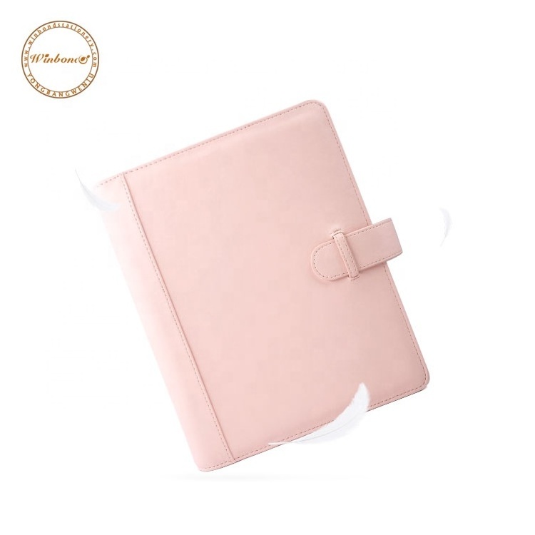 2022 Calendar planner 6 Rings Work Agenda Budget Binder Pu Leather Cover A5 A6 Mini Binder Notebook a6 cover binder