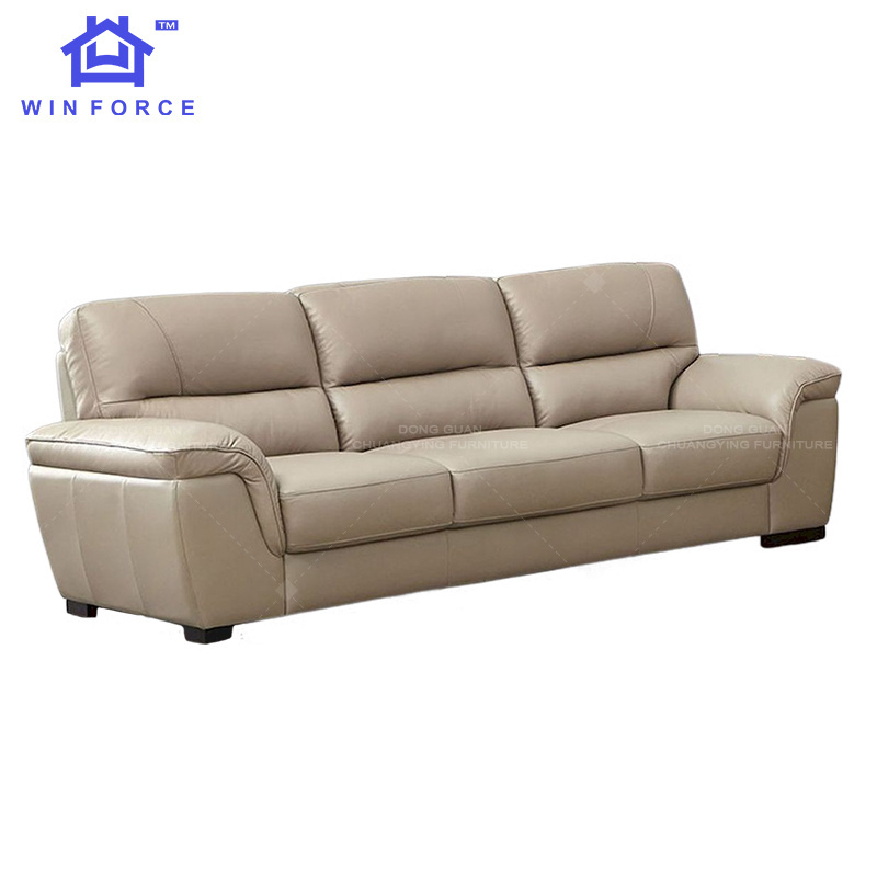 Winforce Wholesale American Style Luxury Sofa Couch Design 2 Seater Office Leather Sofa Living Room Sofa Set Furniture