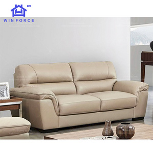 Winforce Wholesale American Style Luxury Sofa Couch Design 2 Seater Office Leather Sofa Living Room Sofa Set Furniture