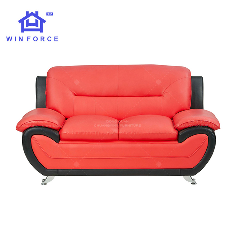 Manufacturers Direct Selling Price American style Classic Popular Living Room Sofa Set Furniture Leather Office Sofa Set