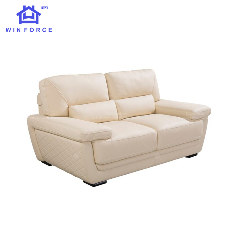 Winforce Wholesale Best Choice Luxury Living Room Multiple Seats Sofa Set Leather Office Double Sofa Three-Seat Sofa