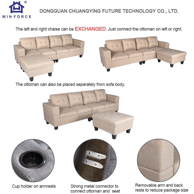 Winforce New Design 2 Chesterfield Living Room Set Small Recliner 3 Seater Sofas