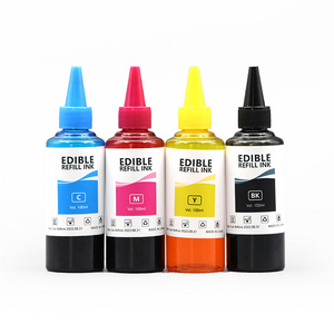 Good quality 100ml edible ink food grade printing ink for canon MG6450 MG5550 IX6850 printer