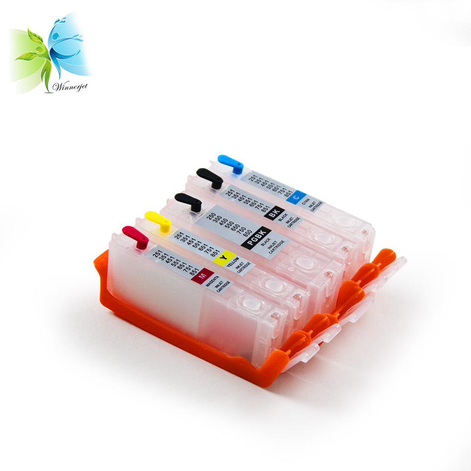 For Canon PGI-450 CLI-451 Edible Ink Cartridges With ARC Chip Refill For Canon Pixma IP7240 MG5440 MG6340 Printer