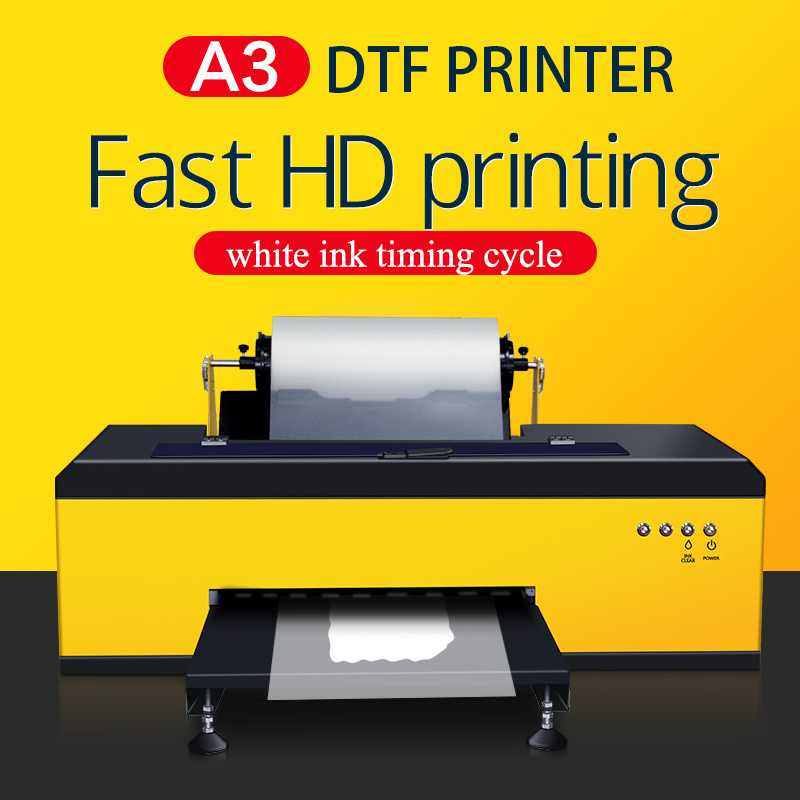 A3 Heat Transfer Shake Machine DTF Printer L1800 for EPSON Digital Printing A3 Roll Film DTF Ink Printer Machine