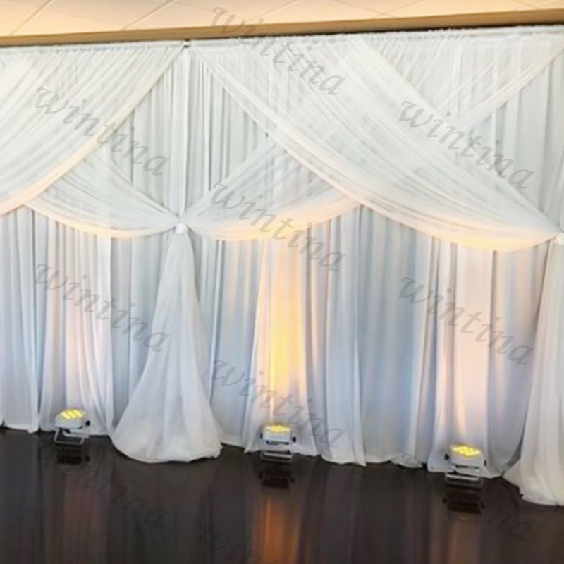 wedding decoration backdrops curtain pipe and drape for wedding decoration fabric ceiling drape for wedding events party