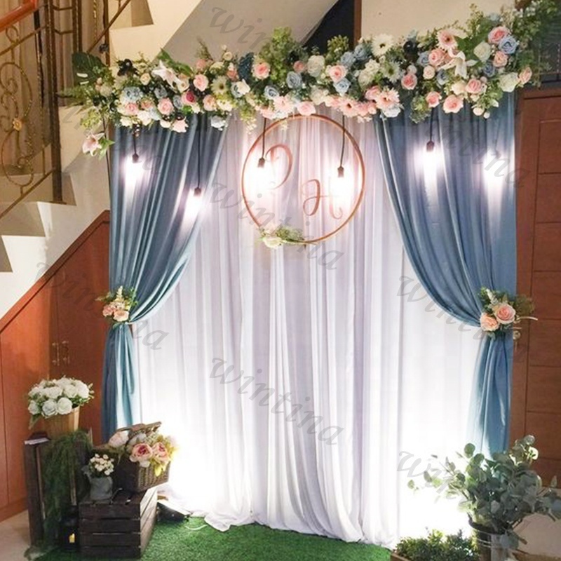 High quality aluminum alloy background pipe and drape used for wedding event wedding background props