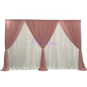 Wedding Decoration Events Adjustable Pipe and Drape for anniversaries event photo background wall curtain backdrop