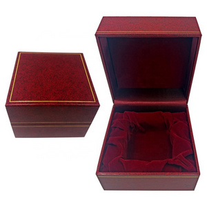 Gold line hot stamping Luxury trinket box jewelry gift box for crystal cube storage