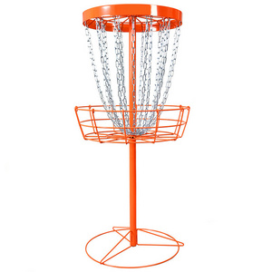 PDGA Factory Direct 24 Chain Outdoor flying disc Course Basket Portable Disc Golf Target Disc Golf Basket