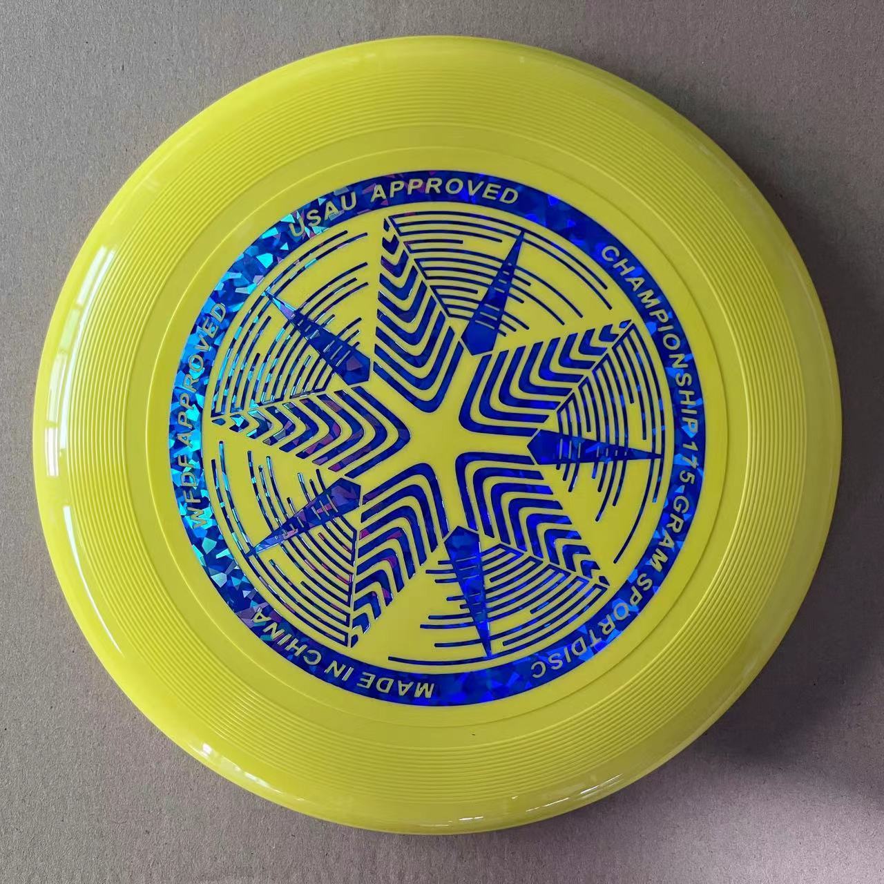 OEM customized 175g ultimate frisbeed, outdoor sports frisbeed toy backyard throwing game frisbeed, obtained WFDF certification