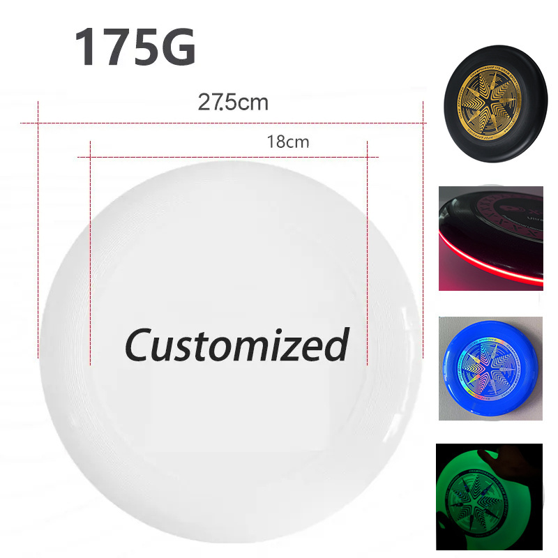 WFDF Certification OEM Custom Frisbeed Sport Flying Discs & Arrows flying Disc 175G Outdoor Frisbeed Disc Ultimate Frisbeed