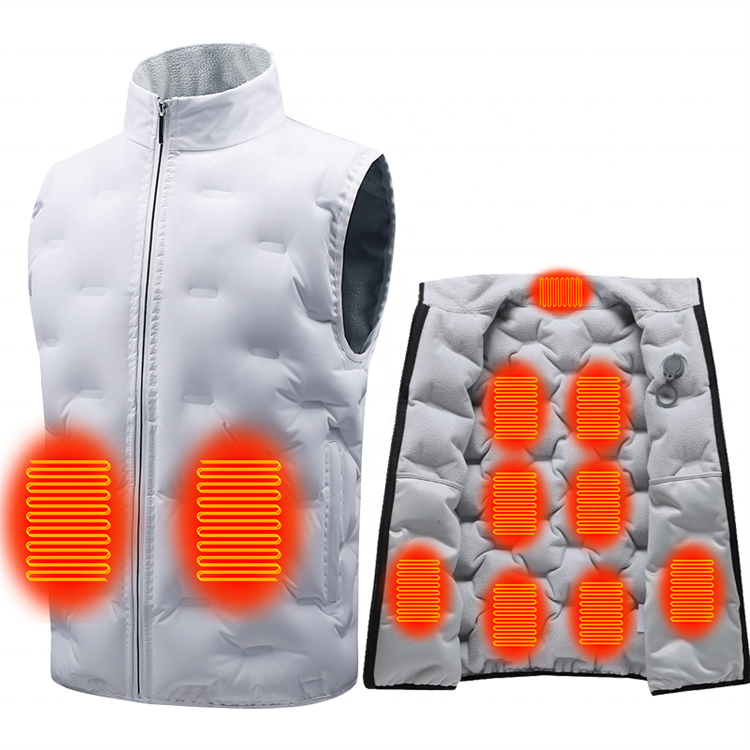 Winter Inflatable Gilet 3 Levels Thermal Body Warmer Battery Heated Vest for Unisex