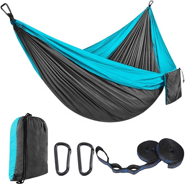 Nylon Outdoor Portable Hitch Camping Hammock Outdoor Camping Hammock for 2 Persons