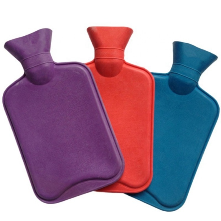 Winter Hot Water Bag Bottle with Cover Hand Warmer Hot Water Bag Rubber