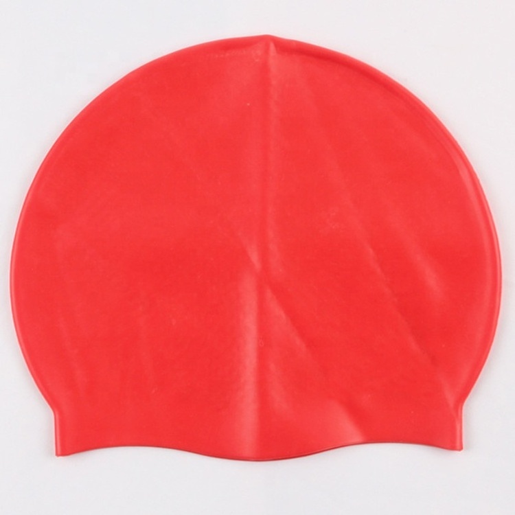 OEM Logo Printed Suitable Seamless Hat Adult Kids No Minimum Custom Latex Silicone Swim Cap