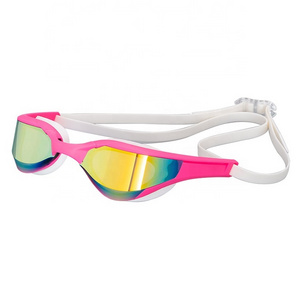 Swimming Goggles Pink Adults Custom Made Swimming Goggle