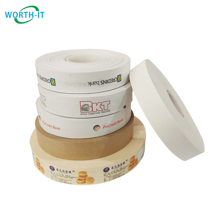 Bandroll Machine WK-20 Table Top Paper Banding Machine Automatic Cartons Banknote Strapping Machine Opp Film or Paper Tape PCB