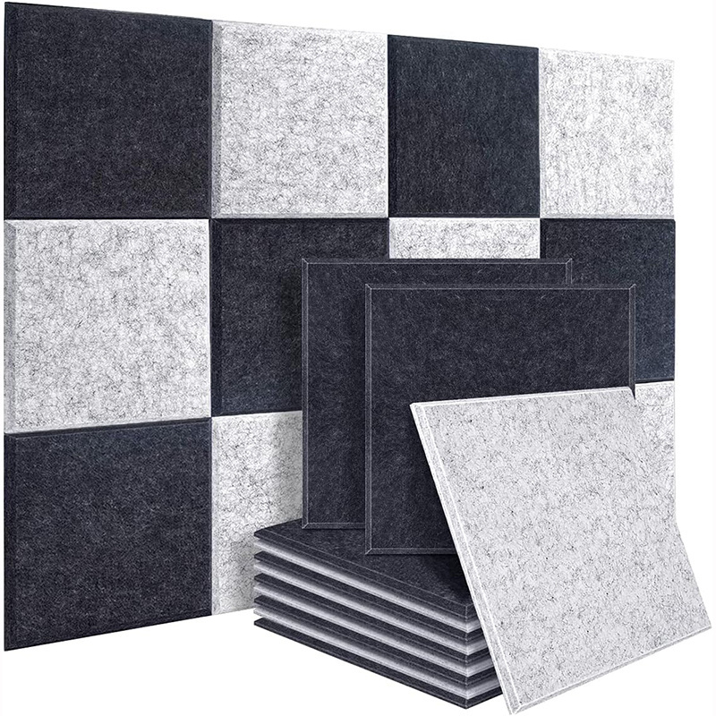 Modern Design Polyester Acoustic Foam Panels Sound Absorbing and Fabric Wrapped for Cinema and Pet Acoustical Wall Panels