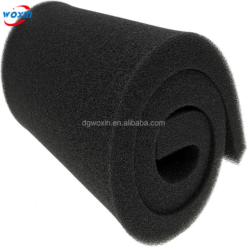 WOXIN 10ppi polyurethane foam sponge filters with glue layer for hydrodermabrasion machine